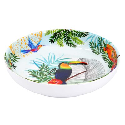 Assiette creuse en mélamine Rio 20 cm LES JARDINS DE LA COMTESSE