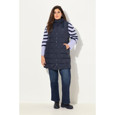 Longue veste matelassée sans manches. ULLA POPKEN