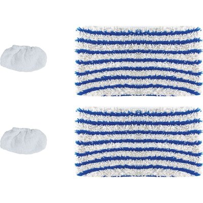 Kit 2 serpillères + 2 bonnettes POLTI