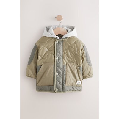 Veste à matelassage rond et capuche amovible NEXT