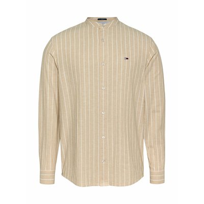 Striped Cotton/Linen Shirt TOMMY JEANS