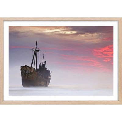 Affiche Bateau naufrage fantôme HEXOA