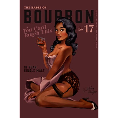 Tableau Sur Toile Ambiance Bourbon Vintage COCKTAIL CEANOTHE
