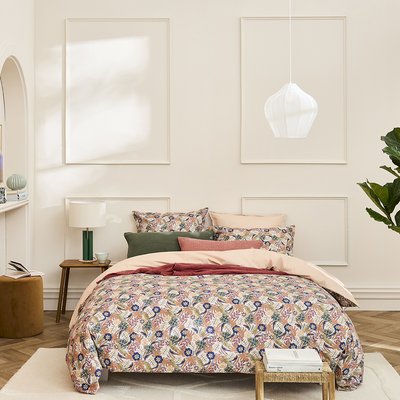 Housse de couette imprimée en percale de coton, OHANA ESSIX