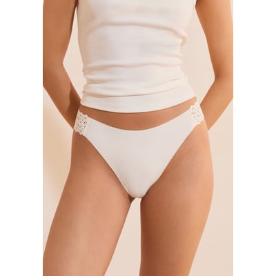 Culotte en microfibre et dentelle WISH ETAM