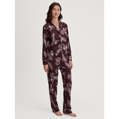 Pyjama boutonné de part en part en modal TENCEL™ et soie manches longues Modal MOONLIGHT DREAMS CALIDA