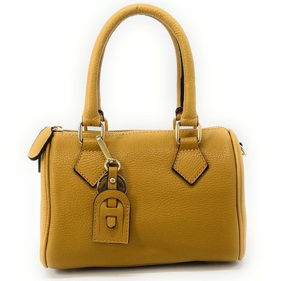 Sac à main bowling en cuir grainé italien LITTLE BOOLIN OH MY BAG