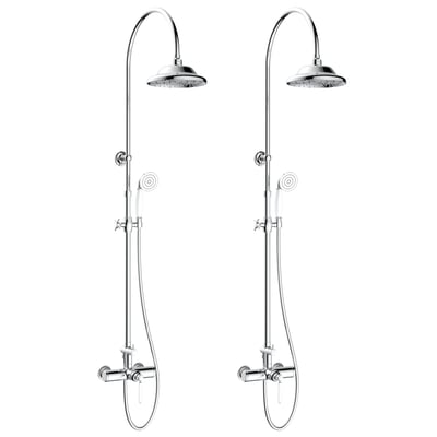 Lot de 2 colonnes de douche avec mitigeur, CHARM SENSEA