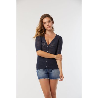 Pull manches 3/4 coton regular CANA LEE COOPER