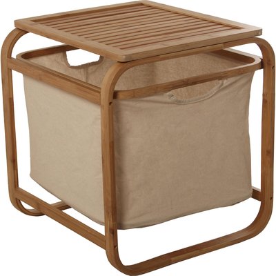 Table d'appoint avec rangement en bambou RECOLLECTION