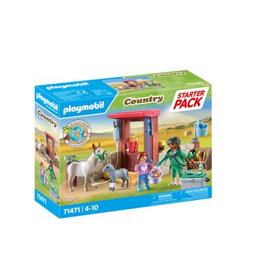 Vétérinaire avec Animaux de la Ferme PLAYMOBIL