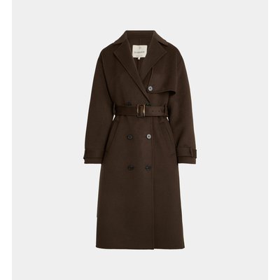 Manteau Long Levani Laine Recyclée Mélangée JODHPUR