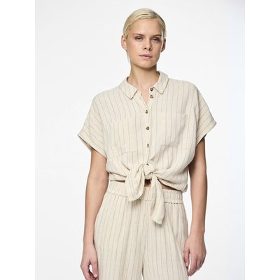 Chemise en lin mélangé PIECES PIECES