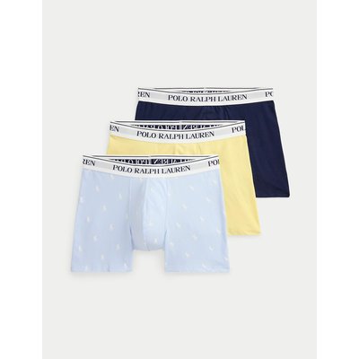 Lot de 3 boxers longs unis POLO RALPH LAUREN