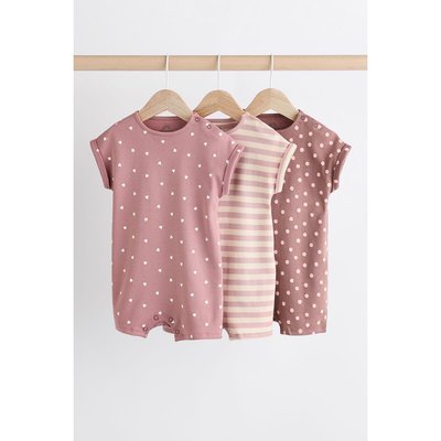 Barboteuses manches courtes, lot de 3 NEXT