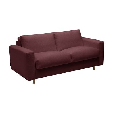 Canapé droit convertible 3 places en tissu bouclette couchage 160x200 cm, COCOONE BOBOCHIC