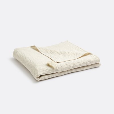 Plaid gaze de coton, Kumla LA REDOUTE INTERIEURS