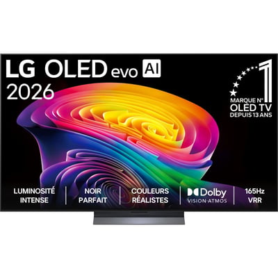 TV OLED 65C6 (2026) 65" (164 cm) 4K Ultra HD - Expérience Cinéma & Gaming, 120Hz, Smart TV LG