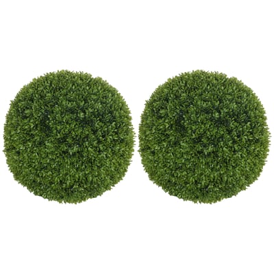 Topiaires artificielles PE Vert foncé HOMCOM