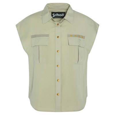 Chemise army sans manche SCHOTT