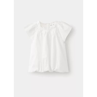 Blouse 100 % coton froncé MANGO BABY