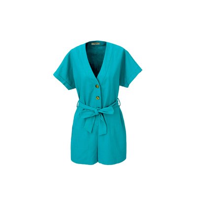 Combi short femme jaune La Redoute