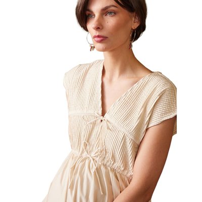 Robe cocktail rose pale mariage La Redoute