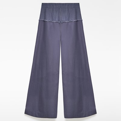 Pantalon à pinces avec empiècement ADOLFO DOMINGUEZ