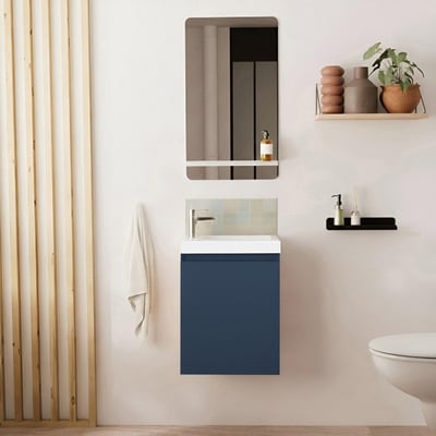 Meuble lave-mains + miroir + robinet LISA MOB IN
