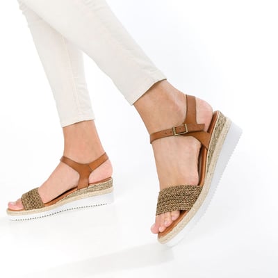 Sandale À Talon en cuir TIBRE ERAM
