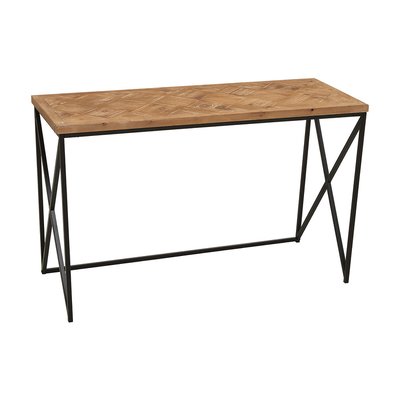 Parquet Fir Wood Console Table SO'HOME