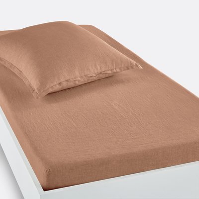 Linot 30cm High Washed Linen Child's Fitted Sheet LA REDOUTE INTERIEURS