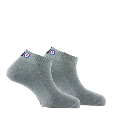 Lot de 2 paires de tiges courtes sport en coton THYO