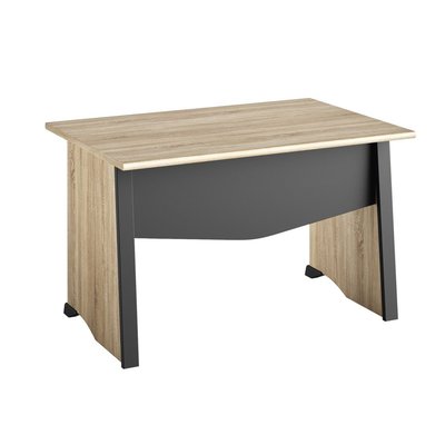 Bureau style industriel avec voile de fond L80 cm - Fabrication Française CALICOSY