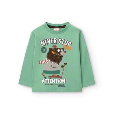 T-shirt en coton avec dessin BOBOLI