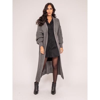 Gilet Cardigan Long Ouvert Kilian DONA LISA