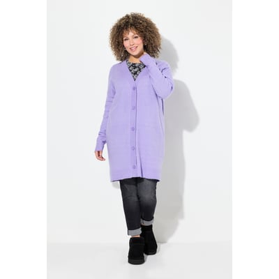 Cardigan col en V et patte de boutonnage ULLA POPKEN