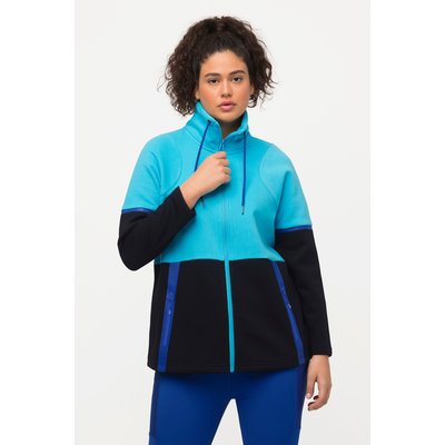 Veste en molleton bicolore à col montant ULLA POPKEN