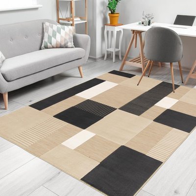 Tapis extérieur tissé kilim rectangle LUMIERE 1 UN AMOUR DE TAPIS
