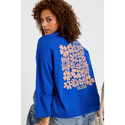 Sweat oversize col rond manches longues CACHE CACHE