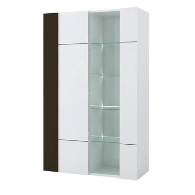 Bibliothèque avec vitrine 2 portes Karat - Fabrication Française CALICOSY