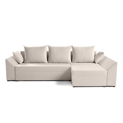 Canapé d'Angle Convertible en Velours 4 places - MIKE LISA DESIGN