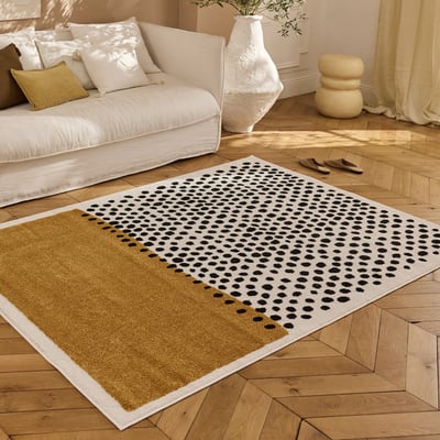 Tapis moderne à pois TERRA DEL SOL NAZAR RUGS X PANTONE