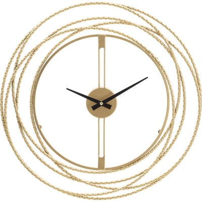 Horloge murale en fer cadre entrecroisé GLAM RECOLLECTION