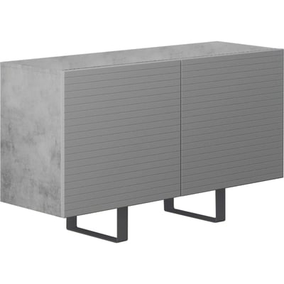 Commode 2 portes façades rainurées GONDIL RECOLLECTION