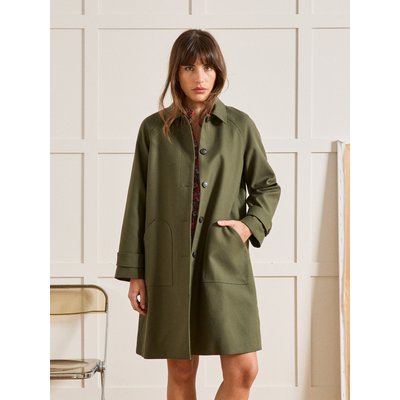 Manteau Car Coat tissu double face CYRILLUS