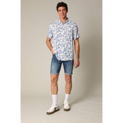 Chemise classique en viscose avec imprimé tropical WILLSON DEELUXE