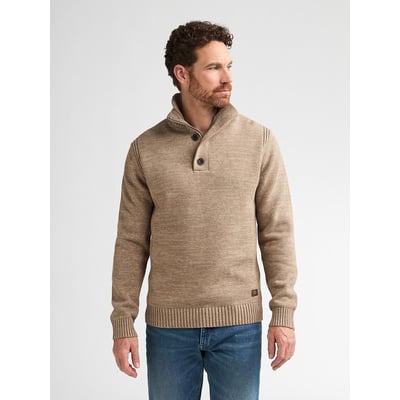 Pull col montant boutonné PETROL INDUSTRIES