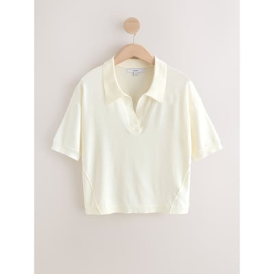 Polo doux en maille de coton majoritaire NEXT
