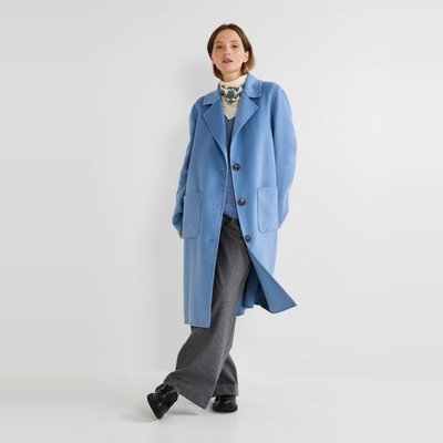 Manteau boutonné contenant de la laine MONOPRIX
